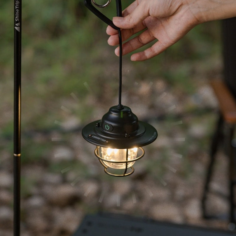 Illuminate Your Outdoor Adventures with the Shanqu Outdoor Camping Lantern Pine Cone Lamp Chandelier